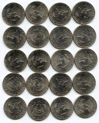 1997 Kennedy Half Dollars 20-Coin Roll - Philadelphia Mint - B570