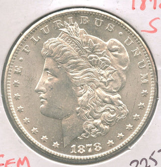 1878-S Morgan Silver Dollar $1 San Francisco Mint - ER972