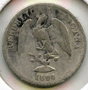 1898-Zs Mexico 5 Centavos Coin - Republica Mexicana - E996