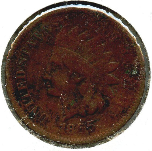 1865 Indian Head Cent Penny - Philadelphia Mint - RC464