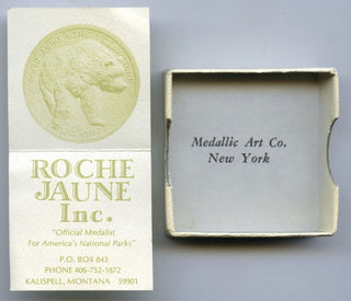 Rocky Mountain 1872 - 1972 National Parks Centennial Medal Art Co New York B599