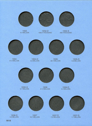 Coin Folder Washington Quarters 1932 - 1947 Set Whitman Album # 9018 collection