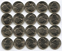 1989 Jefferson Nickels 40-Coin Roll - Philadelphia Mint - Uncirculated - B414