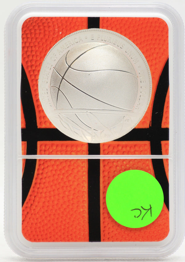 2020-P Basketball Proof Silver Dollar NGC PF69 Hall of Fame Early Release JJ216