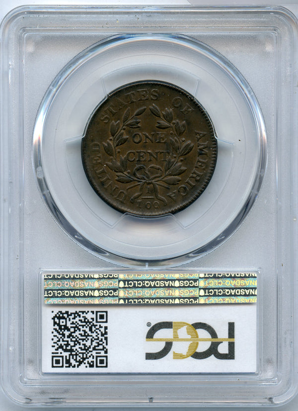1801 Draped Bust Large Cent PCGS AU50 Penny 1c S-224 Copper Coin - JJ519