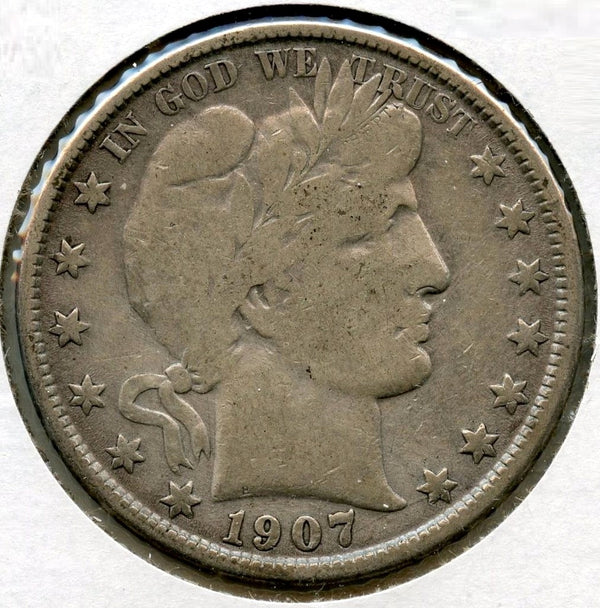 1907-O Barber Silver Half Dollar - New Orleans Mint - BQ759
