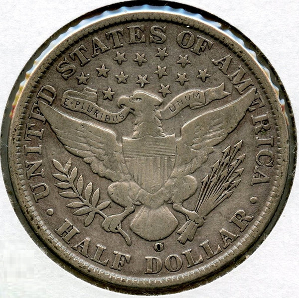 1907-O Barber Silver Half Dollar - New Orleans Mint - BQ759