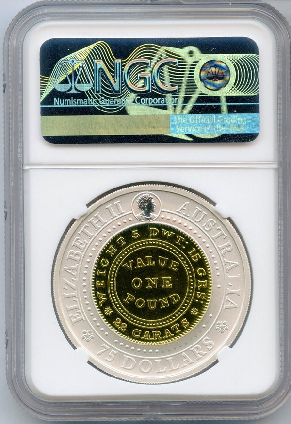 2020 Australia Adelaide Pound Bi-Metallic 3/4 Oz Gold & Silver NGC PF70 - JP112